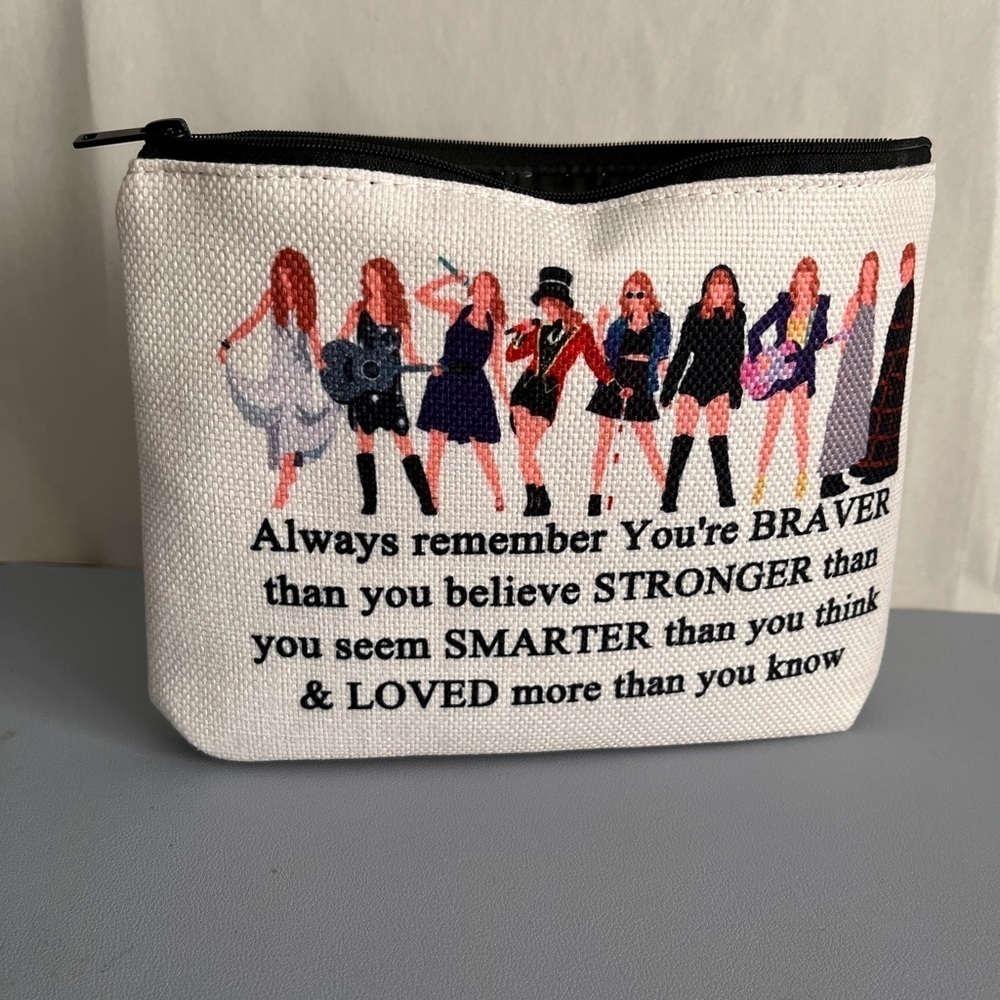 Zippered Eras Tour cosmetic bag 9” x 7” - Picture 2 of 5